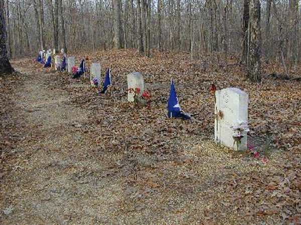 Confederate grave site
