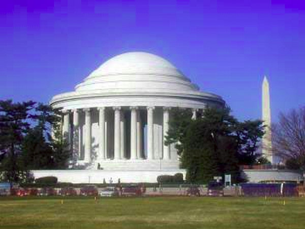 Washington monument, Jeffereson memorial