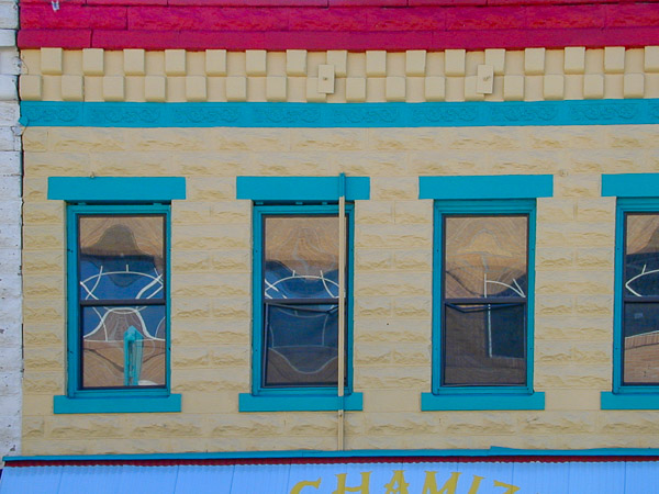 Downtown section of Route 66. Kimo Theater details