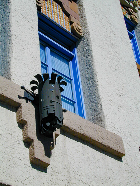 Downtown section of Route 66. Kimo Theater details