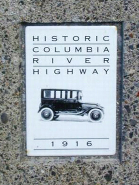Historic Columbia River Highway marker