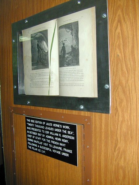 The Submarine Force Library and Museum. 1892 edition of the 20,000 Leagues under the Sea.