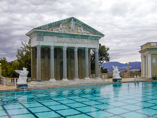 Hearst Castle at Christmas, Neptune Pool