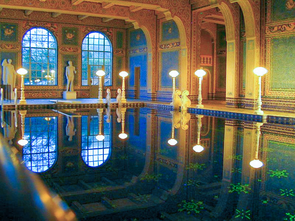 Hearst Castle at Christmas, Roman Pool