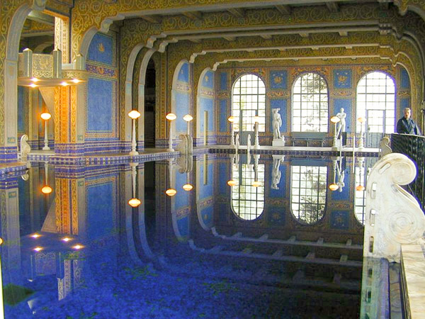 Hearst Castle at Christmas, Roman Pool