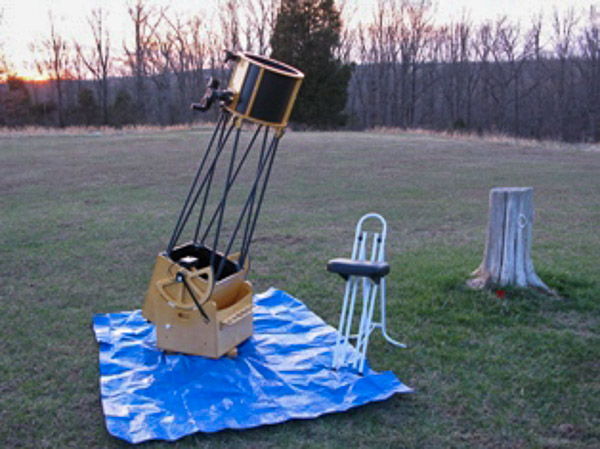 Louisville Astronomical Society star party, my setup