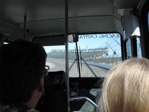 Indianapolis Motor Speedway, bus tour of the track