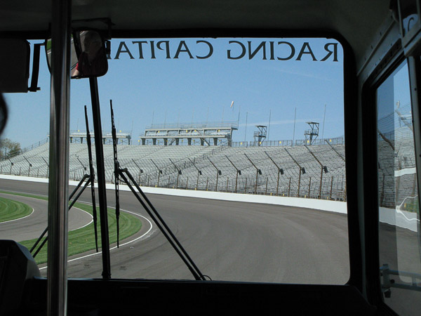 Indianapolis Motor Speedway, bus tour of the track
