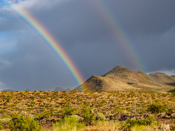 Heading west out of Oatman, AZ