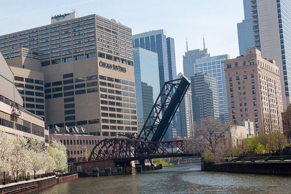 Architecture tour from the Chicago river