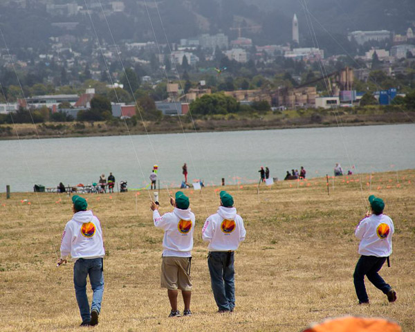 Kite Festival, team stunt kites