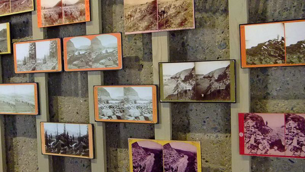 California State Railroad Museum, stereo cards depicting places along the transcontinental ailroad