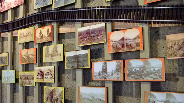 California State Railroad Museum, stereo cards depicting places along the transcontinental ailroad