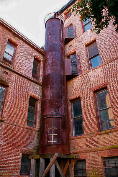 Preston Castle/Preston School of Industry, fire escape slide