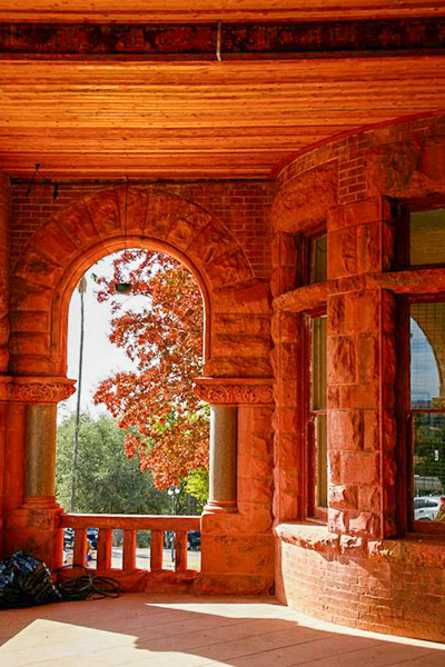 Preston Castle/Preston School of Industry, front porch