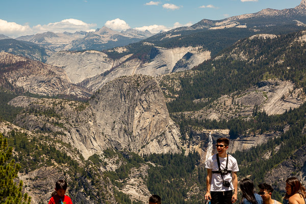 Yosemite National Park CA, Half Dome from Glacier Point