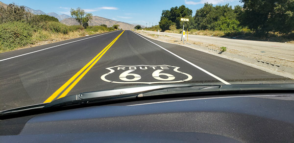 Along Route 66 in Califironia