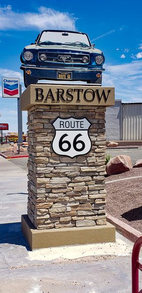 Along Route 66 in Califironia