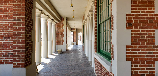 Barstow Railroad station and Harvey House. This building contains the railroad and route 66 museums.