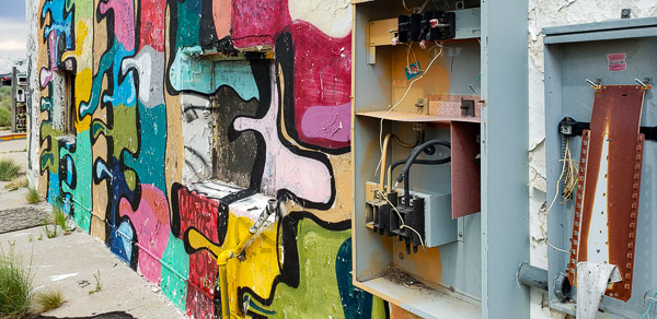 Abandoned Twin Arrows trading post