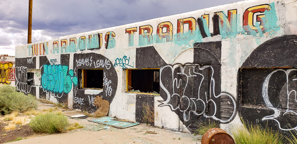 Abandoned Twin Arrows trading post
