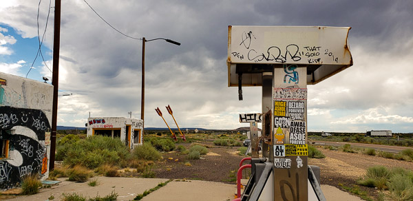 Abandoned Twin Arrows trading post