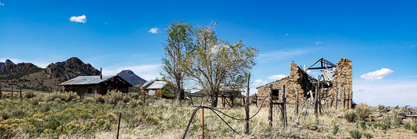 Abandoned stage coach station