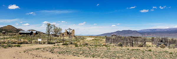 Abandoned stage coach station