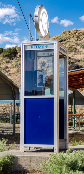 Pay phone booth
