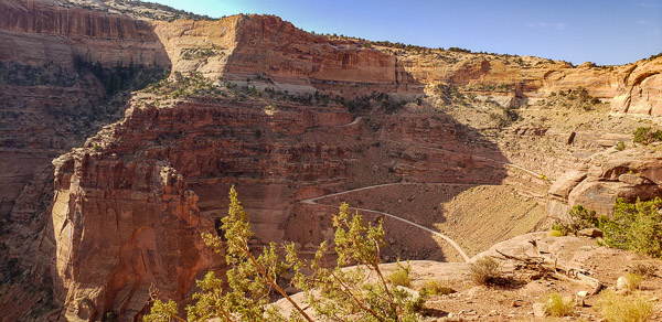 Shafer Canyon in the Islands of the Sky area