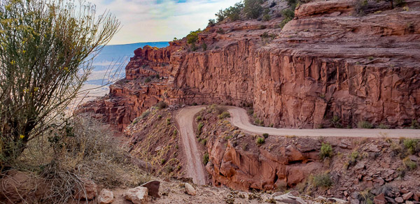Shafer Canyon in the Islands of the Sky area