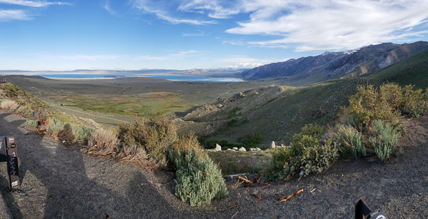 View from Mono Lake view Point at Conway Summit