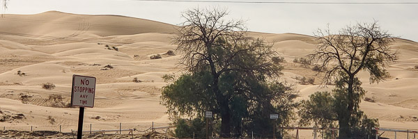 View from the rest stop