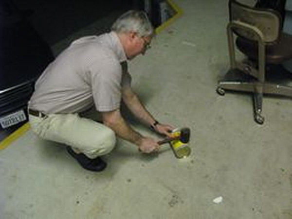 Openingthe can of pitch took a little work