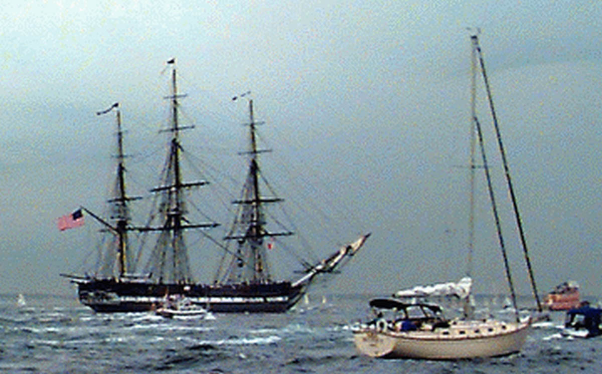 USS Constitution Sets Sail