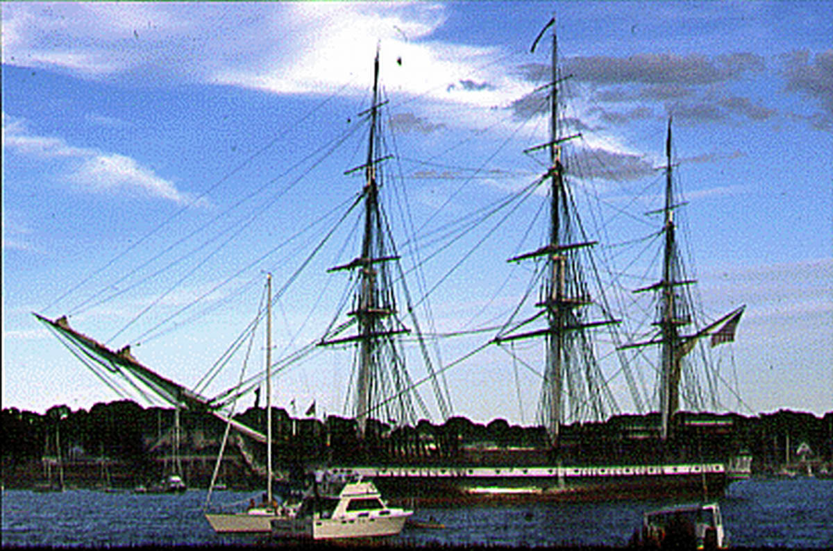 USS Constitution Sets Sail