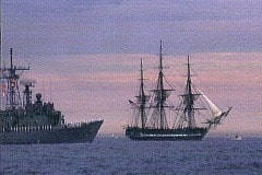 USS Constitution Sets Sail