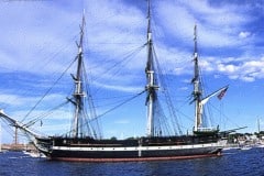 USS Constitution Sets Sail