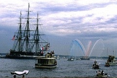 USS Constitution Sets Sail