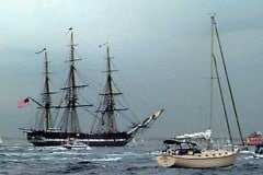 USS Constitution Sets Sail