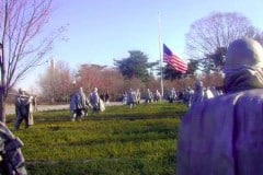 Washington DC, Korean War memorial