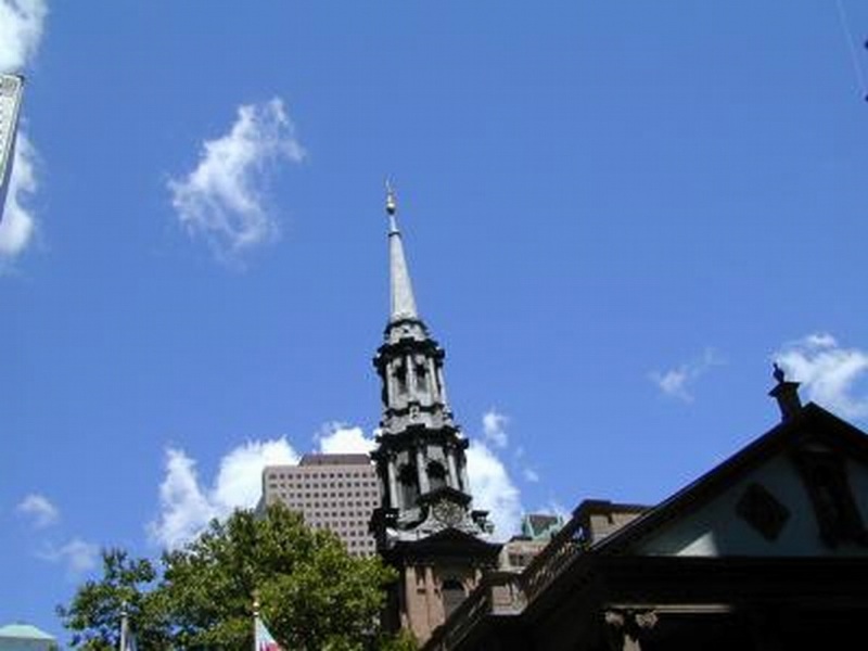 New York City, St Paul's church