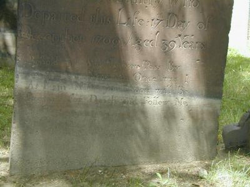 New York City, St Paul's church cemetery