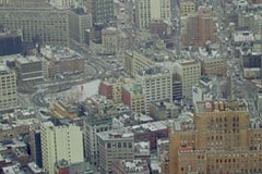 New York City view from World Trade center