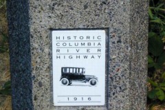Historic Columbia River Highway marker