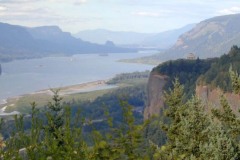 Historic Columbia River Highway, Columbia River and Vista House
