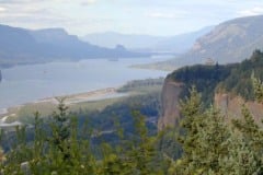 Historic Columbia River Highway, Columbia River and Vista House