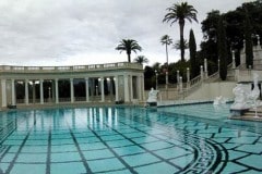 Hearst castle at Christmas