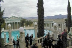 Hearst castle at Christmas