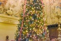 Hearst castle at Christmas